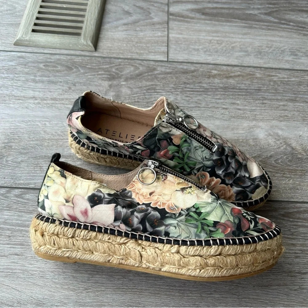 Ateliers Madeira Floral Espadrilles  Hand Made in Spain - Picture 2 of 15